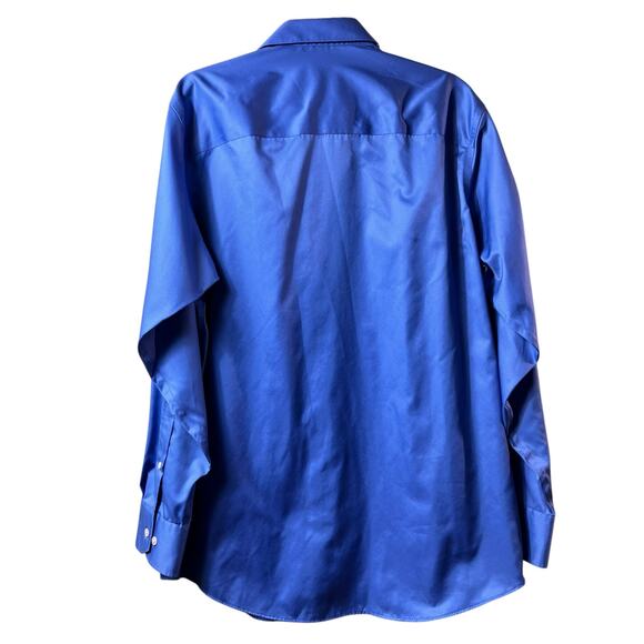 Kenneth Cole NY Button Front Long Sleeve Dress Shirt 16 Neck 34/35 Arm (2929) - Picture 3 of 4